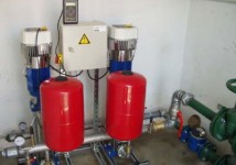 Frekvenčno regulirana hidropostaja HFHP 2×1,5 kW - prečrpalna postaja Pesnica - MB Vodovod
